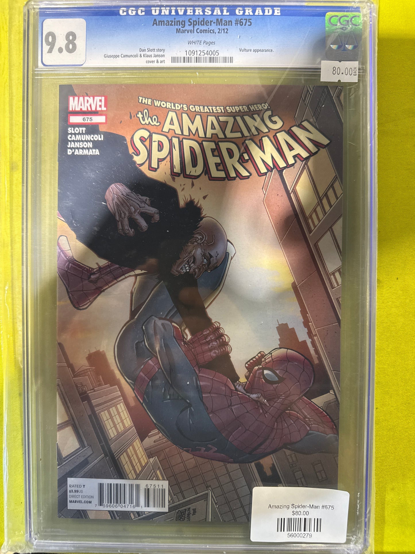 Amazing Spider-man #675 CGC 9.8