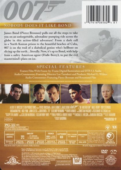 Die Another Day (2002) Special Edition Widescreen - DVD