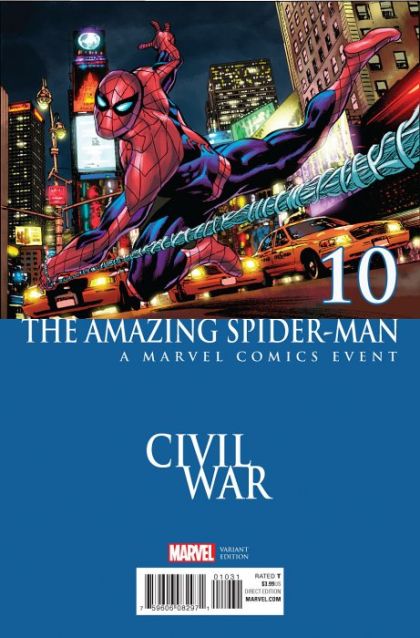 The Amazing Spider-Man, Vol. 4 #10B Civil War Variant Cover