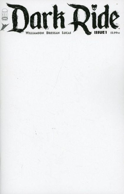 Dark Ride #1E Blank Sketch Variant Cover