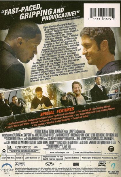 Law Abiding Citizen (2009) Unrated Director's Cut - DVD