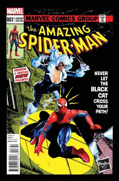 The Amazing Spider-Man, Vol. 3 #7C Hasbro Incentive Variant (1:15)