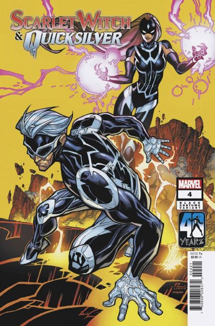 Scarlet Witch & Quicksilver #4B Chad Hardin Black Costume Variant
