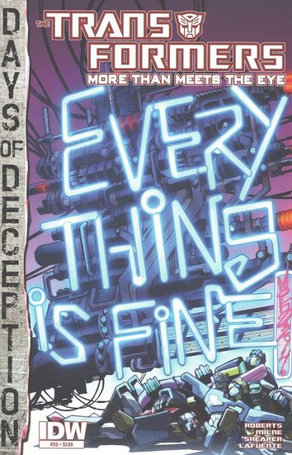 Transformers: More Than Meets the Eye Ongoing #35 Alex Milne & Josh 'Bee' Perez Regular Cover