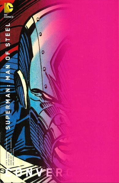 Convergence: Superman Man Of Steel #1B Variant Chip Kidd Cover