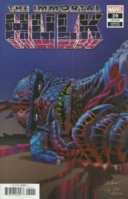 The Immortal Hulk #39B Joe Bennett Spoiler Variant