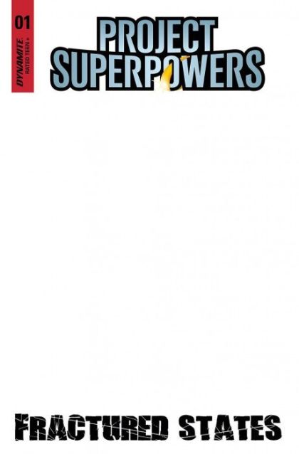 Project Superpowers: Fractured States #1F Blank Authentix Cover