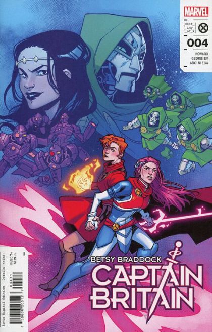 Betsy Braddock: Captain Britain #4A Erica D'Urso Regular