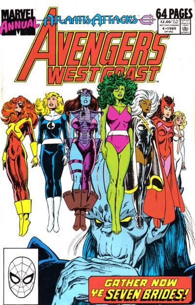 The West Coast Avengers, Vol. 2 Annual #4A Direct Edition