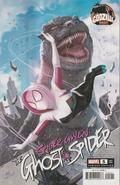 Spider-Gwen: Ghost-Spider, Vol. 2 #5B InHyuk Lee Godzilla Variant