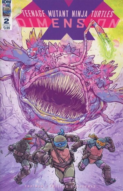 Teenage Mutant Ninja Turtles: Dimension X #2B Variant Michael Dialynas Cover
