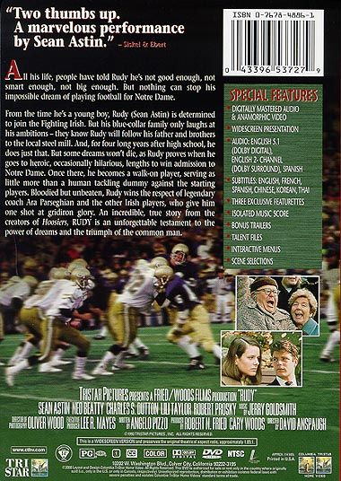 Rudy (1993) Special Edition - DVD