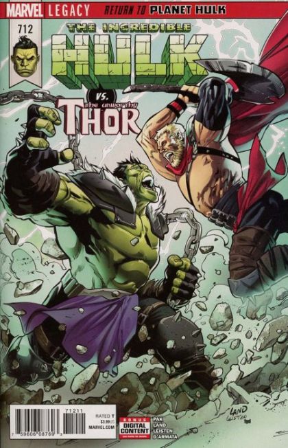 The Incredible Hulk, Vol. 3 #712A Greg Land Regular