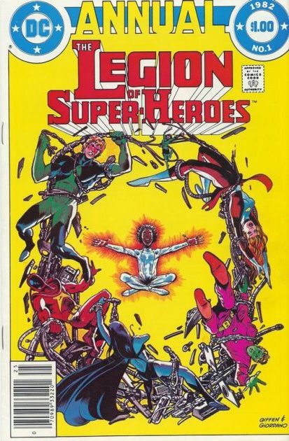 Legion of Super-Heroes, Vol. 2 Annual #1B Newsstand Edition
