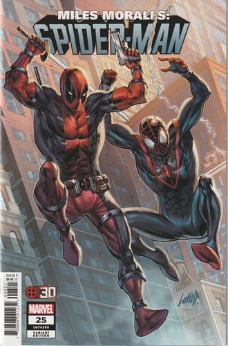 Miles Morales: Spider-Man, Vol. 1 #25B Rob Liefeld Deadpool 30th Anniversary Variant