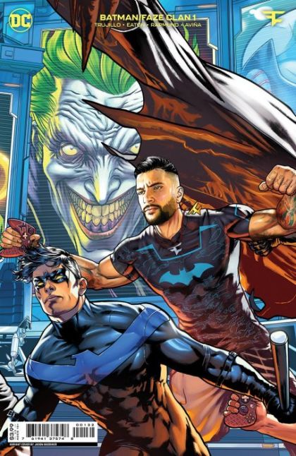 Batman / FaZe Clan #1C Jason Badower Connecting 2 Nightwing Cover