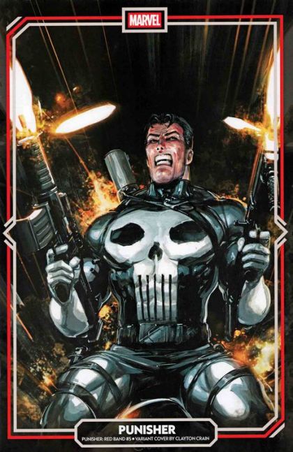 The Punisher: Red Band #5B Clayton Crain Variant