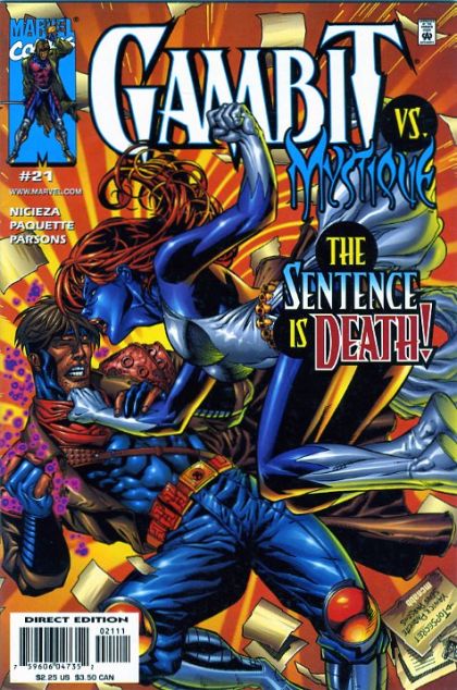 Gambit, Vol. 3 #21A Direct Edition