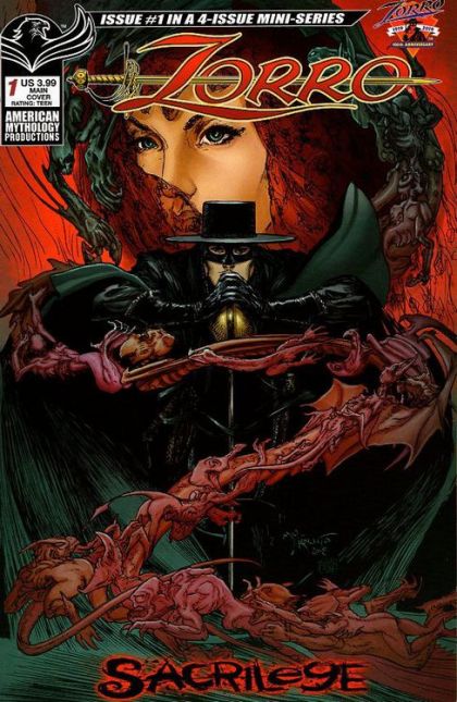 Zorro: Sacrilege #1A Kaluta Main Cover