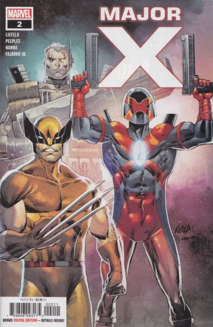 Major X, Vol. 1 #2A Rob Liefeld & Romulo Fajardo Jr. Cover