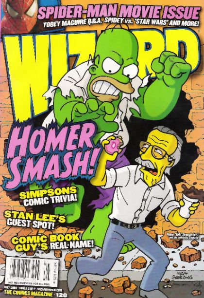 Wizard: The Magazine of Comics, Entertainment and Pop Culture #128/2 Simpsons/Stan Lee cover