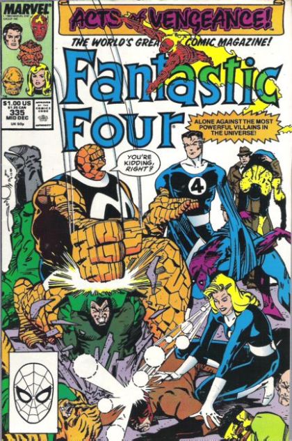 Fantastic Four, Vol. 1 #335A Direct Edition