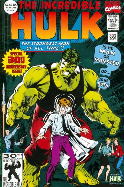 The Incredible Hulk, Vol. 1 #393A Direct Edition - Holofoil