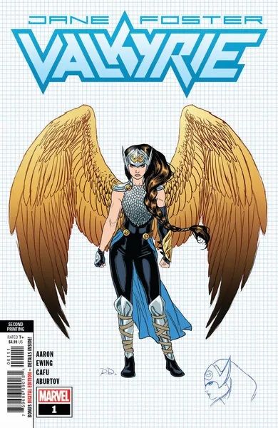 Valkyrie: Jane Foster #1F 2nd Printing New Art Dauterman Variant