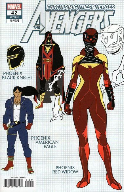 The Avengers, Vol. 8 #42B Javier Garrón Incentive Design Variant (1:10)