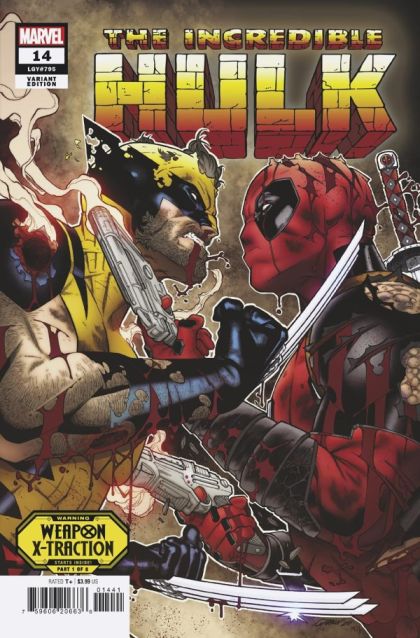 The Incredible Hulk, Vol. 4 #14D Javier Garrón Weapon X-Traction Variant