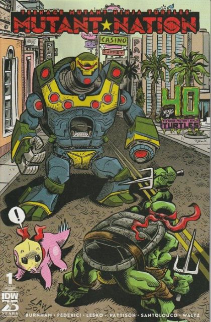 Teenage Mutant Ninja Turtles: Mutant Nation #1D Jim Lawson 40th Anniversary Variant