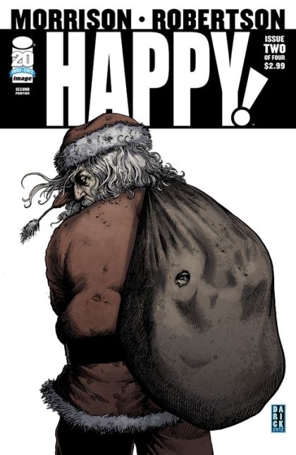 Happy (Image Comics) #2C Darick Robertson 2nd Printing Cover