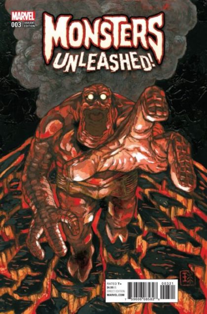 Monsters Unleashed, Vol. 2 #3B Variant Q-Hayashida Cover