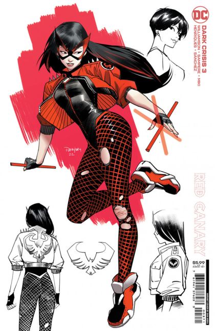 Dark Crisis, Vol. 1 #3G Dan Mora Red Canary Design Card Stock Variant