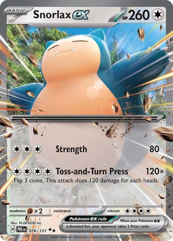 Snorlax EX 076/131
