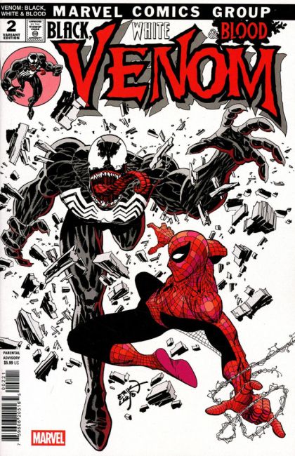 Venom: Black, White & Blood #2B Erik Larsen Variant