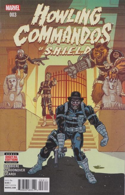 Howling Commandos of S.H.I.E.L.D. #3A Regular Brent Schoonover Cover