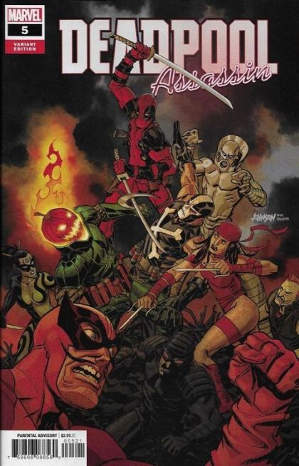 Deadpool: Assassin #5B Dave Johnson Variant Cover