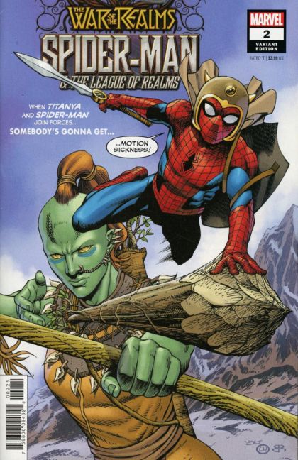War of the Realms: Spider-Man & the League of Realm #2B Variant Lan Medina Cover