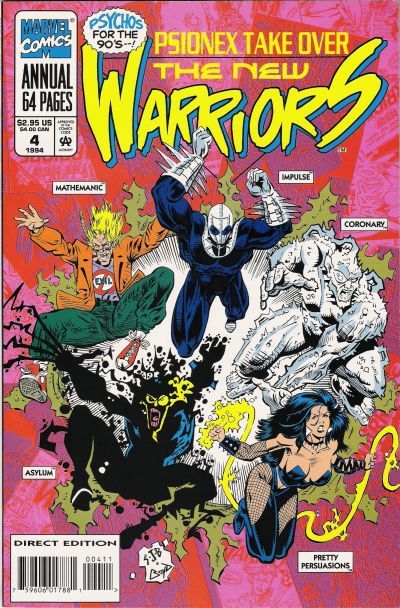 The New Warriors, Vol. 1 Annual #4A Direct Edition