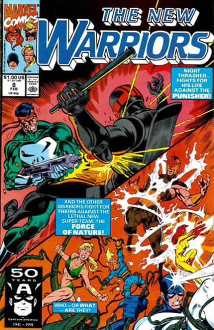 The New Warriors, Vol. 1 #8A Direct Edition