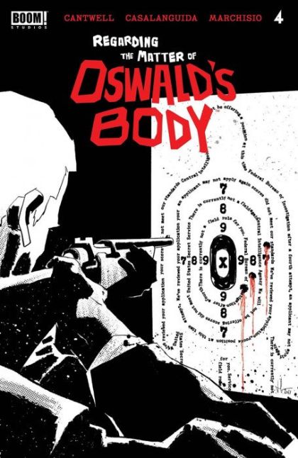 Regarding The Matter of Oswald's Body #4A Regular Luca Casalanguida Cover