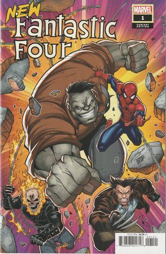 New Fantastic Four #1B Ron Lim Cover