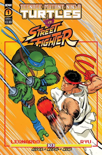 Teenage Mutant Ninja Turtles vs. Street Fighter #1C Tom Reilly Variant