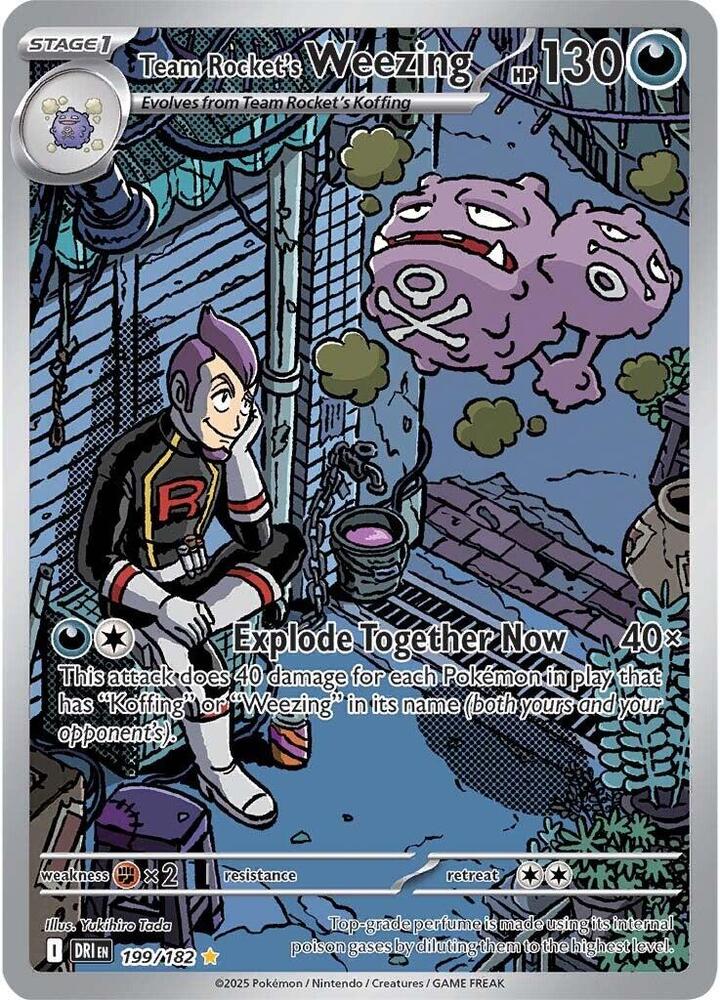 Team Rocket's Weezing - 199/182 - SV10: Destined Rivals (DRI)
