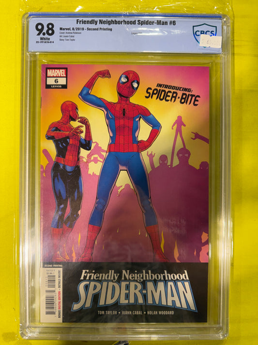 Friendly Neighborhood Spider-man #6 CBCS 9.8 Second Printing
