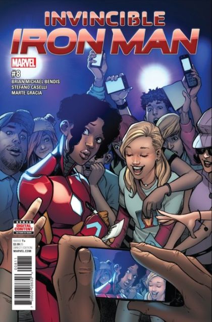 Invincible Iron Man, Vol. 3 #8A Regular Stefano Caselli Cover