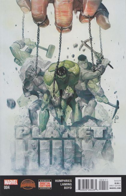 Planet Hulk #4A Michael del Mundo Regular Cover