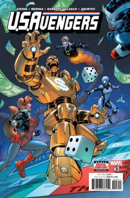U.S.Avengers #3A Regular Paco Medina Cover