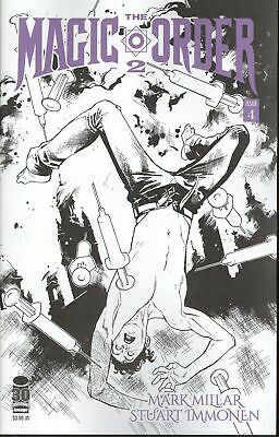 The Magic Order 2 #4B Stuart Immonen Black & White Cover